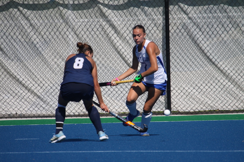 Saint Louis University (SLU) Womens Field Hockey vs UC Davis 2025 LV.jpg :: Saint Louis University (SLU) Field Hockey vs University of California Davis at the SLU Field Hockey Complex in St. Louis, Missouri, USA. This is a Division I match. SLU is ranked 58th and UC Davis is ranked 62nd by the NCAA. This is SLU's second year on the new pitch. This game was close to the very end with UC Davis edging SLU out in OT by a score of 2 to 1. 
