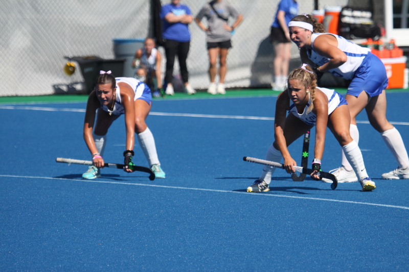 Saint Louis University (SLU) Womens Field Hockey vs UC Davis 2025 LXIV.jpg :: Saint Louis University (SLU) Field Hockey vs University of California Davis at the SLU Field Hockey Complex in St. Louis, Missouri, USA. This is a Division I match. SLU is ranked 58th and UC Davis is ranked 62nd by the NCAA. This is SLU's second year on the new pitch. This game was close to the very end with UC Davis edging SLU out in OT by a score of 2 to 1. 