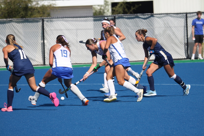 Saint Louis University (SLU) Womens Field Hockey vs UC Davis 2025 LXVIII.jpg :: Saint Louis University (SLU) Field Hockey vs University of California Davis at the SLU Field Hockey Complex in St. Louis, Missouri, USA. This is a Division I match. SLU is ranked 58th and UC Davis is ranked 62nd by the NCAA. This is SLU's second year on the new pitch. This game was close to the very end with UC Davis edging SLU out in OT by a score of 2 to 1. 