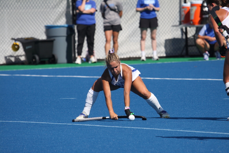 Saint Louis University (SLU) Womens Field Hockey vs UC Davis 2025 LXXIV.jpg :: Saint Louis University (SLU) Field Hockey vs University of California Davis at the SLU Field Hockey Complex in St. Louis, Missouri, USA. This is a Division I match. SLU is ranked 58th and UC Davis is ranked 62nd by the NCAA. This is SLU's second year on the new pitch. This game was close to the very end with UC Davis edging SLU out in OT by a score of 2 to 1. 