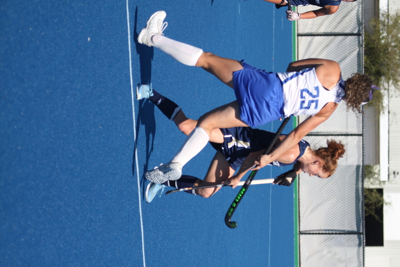 Saint Louis University (SLU) Womens Field Hockey vs UC Davis 2025 LXXIX.jpg :: Saint Louis University (SLU) Women's Field Hockey vs University of California Davis 2025 at the SLU Field Hockey Complex. UC Davis won 2 to 1. The UC Davis players are wearing pink shoes and there are Pink Ribbons painted on the players sticks. Today is Billikens Pink Game for Breast Cancer Awareness and Alumnae Day. This is the second season at the new SLU Field Hockey Complex, and it marks, the 50th anniversary of the St. Louis University Field Hockey program which began in 1975. NCAA Division I 
