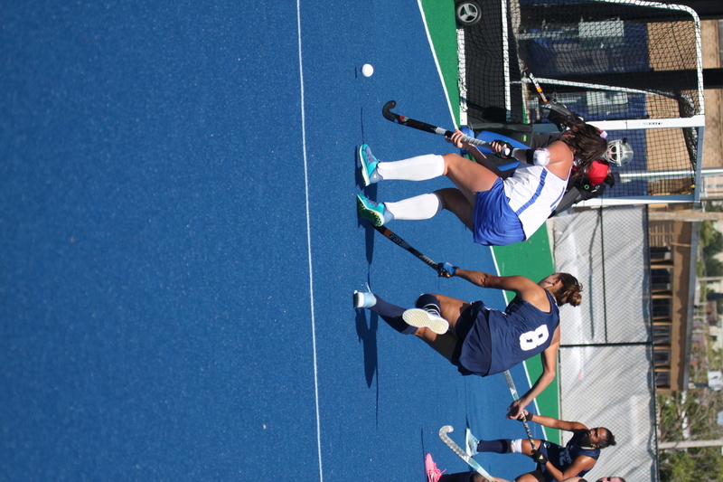 Saint Louis University (SLU) Womens Field Hockey vs UC Davis 2025 LXXXII.jpg :: Saint Louis University (SLU) Women's Field Hockey vs University of California Davis 2025 at the SLU Field Hockey Complex. UC Davis won 2 to 1. The UC Davis players are wearing pink shoes and there are Pink Ribbons painted on the players sticks. Today is Billikens Pink Game for Breast Cancer Awareness and Alumnae Day. This is the second season at the new SLU Field Hockey Complex, and it marks, the 50th anniversary of the St. Louis University Field Hockey program which began in 1975. NCAA Division I 
