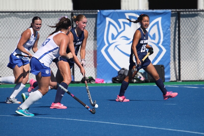 Saint Louis University (SLU) Womens Field Hockey vs UC Davis 2025 XXXXVI.jpg :: Saint Louis University (SLU) Field Hockey vs University of California Davis at the SLU Field Hockey Complex in St. Louis, Missouri, USA. This is a Division I match. SLU is ranked 58th and UC Davis is ranked 62nd by the NCAA. This is SLU's second year on the new pitch. This game was close to the very end with UC Davis edging SLU out in OT by a score of 2 to 1. 