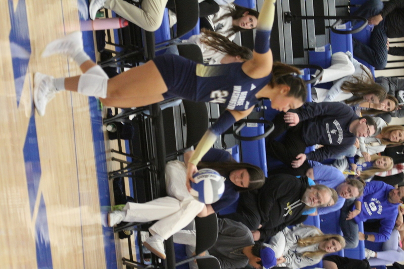 Saint Louis University (SLU) Womens Indoor Volleyball vs George Washington 2025 XXXVI.jpg :: Saint Louis University Womens Indoor Volleyball 11/07/2025 at the Chaifetz Arena in St. Louis, Missouri, USA. The Billikens faced George Washington University in a three-game loss the Revolutionaries sweep the match up. The two teams battled on Military Appreciation Night. NCAA Division I Women's Indoor Volleyball. Both teams are in the Atlantic 10 Conference.