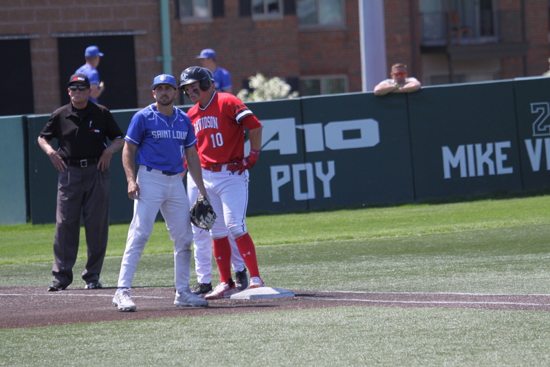 Saint Louis University (SLU) vs Davidson College Baseball 2024 II.jpg :: Saint Louis University (SLU) vs Davidson College Baseball at Billiken Sport Center. SLU wins 7-2. NCAA Division I baseball, St. Louis, Missouri, USA.  