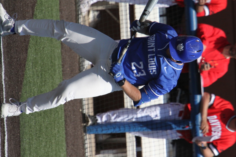 Saint Louis University (SLU) vs Davidson College Baseball 2024 XI.jpg :: Saint Louis University (SLU) vs Davidson College Baseball at Billiken Sport Center. SLU wins 7-2. NCAA Division I baseball, St. Louis, Missouri, USA.  