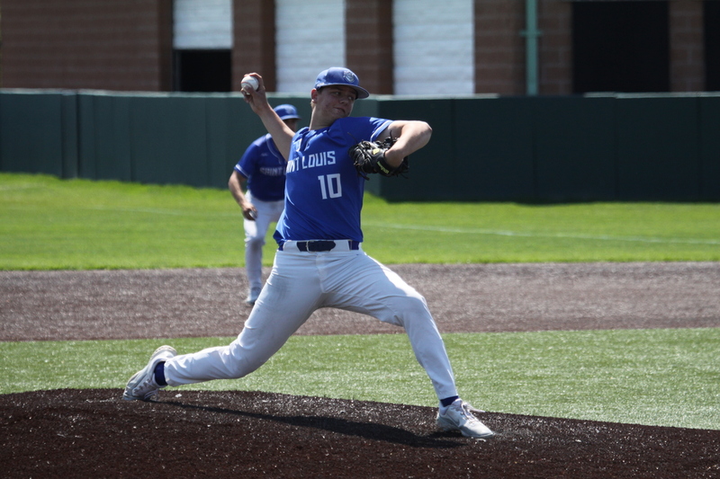 Saint Louis University (SLU) vs Davidson College Baseball 2024 XIX.jpg :: Saint Louis University (SLU) vs Davidson College Baseball at Billiken Sport Center. SLU wins 7-2. NCAA Division I baseball, St. Louis, Missouri, USA.  