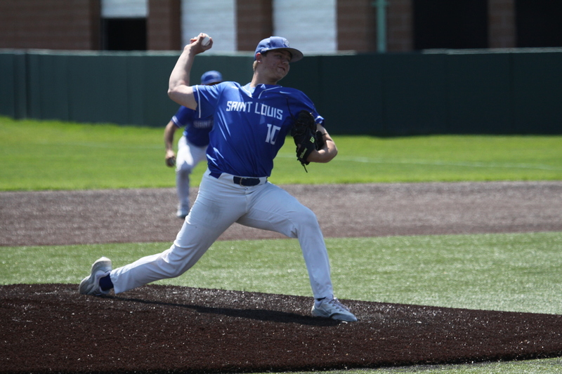 Saint Louis University (SLU) vs Davidson College Baseball 2024 XVI.jpg :: Saint Louis University (SLU) vs Davidson College Baseball at Billiken Sport Center. SLU wins 7-2. NCAA Division I baseball, St. Louis, Missouri, USA.  