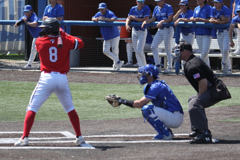 Saint Louis University (SLU) vs Davidson College Baseball 2024 XXIII.jpg :: Saint Louis University (SLU) vs Davidson College Baseball at Billiken Sport Center. SLU wins 7-2. NCAA Division I baseball, St. Louis, Missouri, USA.  