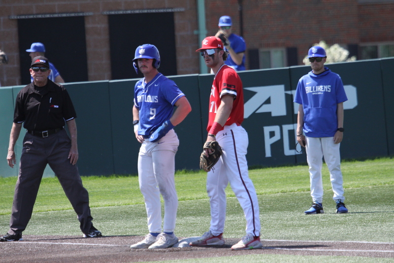 Saint Louis University (SLU) vs Davidson College Baseball 2024 XXXIV.jpg :: Saint Louis University (SLU) vs Davidson College (Wildcats) Baseball the Billikens won 7-2 win at the Billikens Sport Center on the St. Louis, Missouri, USA. Division I, A10, NCAA, UAA