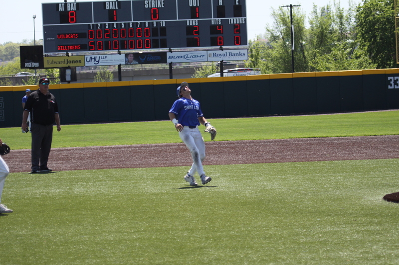 Saint Louis University (SLU) vs Davidson College Baseball 2024 XXXXI.jpg :: Saint Louis University (SLU) vs Davidson College Baseball in a match-up between the Billiken's and the Wildcats the Billiken's won 7-2 at the Billikens Sports Center in St. Louis, Missouri, USA. A10, Atlantic 10 Conference, Division I, NCAA, UAA