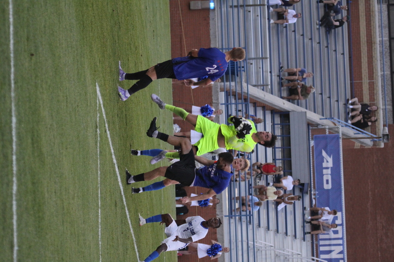 Saint Louis University (SLU) vs DePaul Soccer 2025 LI.jpg :: Saint Louis University (SLU) vs DePaul University Men's Soccer 2025 at Robert R. Herrmann Stadium in St. Louis, Missouri, USA. SLU won 3-0. Both teams are Division I teams. This was an exhibition match up. 