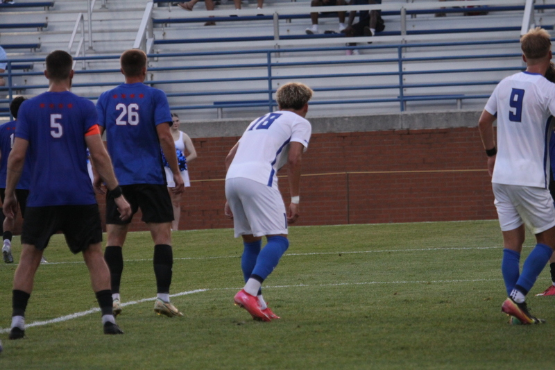 Saint Louis University (SLU) vs DePaul University Soccer 2025 LXVI.jpg :: Saint Louis University (SLU) vs DePaul University Soccer 2025 at Robert R. Hermann Stadium on the St. Louis, Missouri, USA. SLU won 3-0. August 2025, an exhibition match up between two Division I teams SLU and A10 Conference team and the Blue Demons a Big East Conference team.