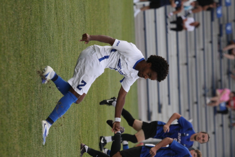 Saint Louis University (SLU) vs DePaul University Soccer 2025 XVIII.jpg :: Saint Louis University (SLU) vs DePaul University Men's Soccer Blue Demons. SLU won 3-0. Both Teams are Division I teams SLU is in the A10 Conference and DePaul is in the Big East Conference. The Blue Demons visit the Billikens at Robert R. Hermann Stadium in St. Louis, Missouri, USA. football.com, fotball