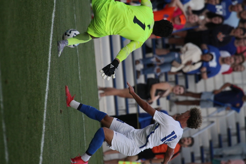 Saint Louis University (SLU) vs DePaul University Soccer 2025 XXIII.jpg :: Saint Louis University (SLU) vs DePaul University Men's Soccer Blue Demons. SLU won 3-0. Both Teams are Division I teams SLU is in the A10 Conference and DePaul is in the Big East Conference. The Blue Demons visit the Billikens at Robert R. Hermann Stadium in St. Louis, Missouri, USA. football.com, fotball