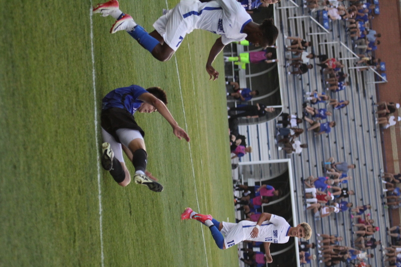 Saint Louis University (SLU) vs DePaul University Soccer 2025 XXVIII.jpg :: Saint Louis University (SLU) vs DePaul University Men's Soccer Blue Demons. SLU won 3-0. Both Teams are Division I teams SLU is in the A10 Conference and DePaul is in the Big East Conference. The Blue Demons visit the Billikens at Robert R. Hermann Stadium in St. Louis, Missouri, USA. football.com, fotball