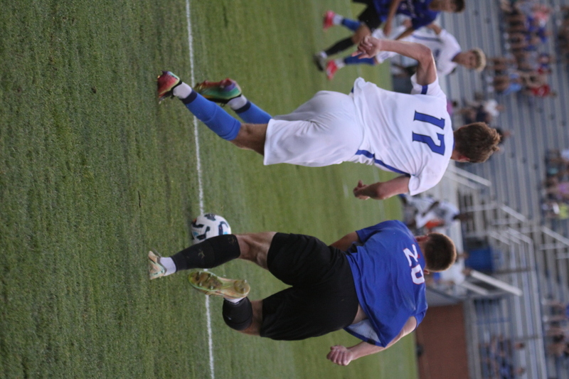 Saint Louis University (SLU) vs DePaul University Soccer 2025 XXXXVII.jpg :: Saint Louis University (SLU) vs DePaul University Men's Soccer 2025 at Robert R. Herrmann Stadium in St. Louis, Missouri, USA. SLU won 3-0. Both teams are Division I teams. This was an exhibition match up. 