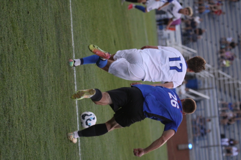 Saint Louis University (SLU) vs DePaul University Soccer 2025 XXXXVIII.jpg :: Saint Louis University (SLU) vs DePaul University Men's Soccer 2025 at Robert R. Herrmann Stadium in St. Louis, Missouri, USA. SLU won 3-0. Both teams are Division I teams. This was an exhibition match up. 