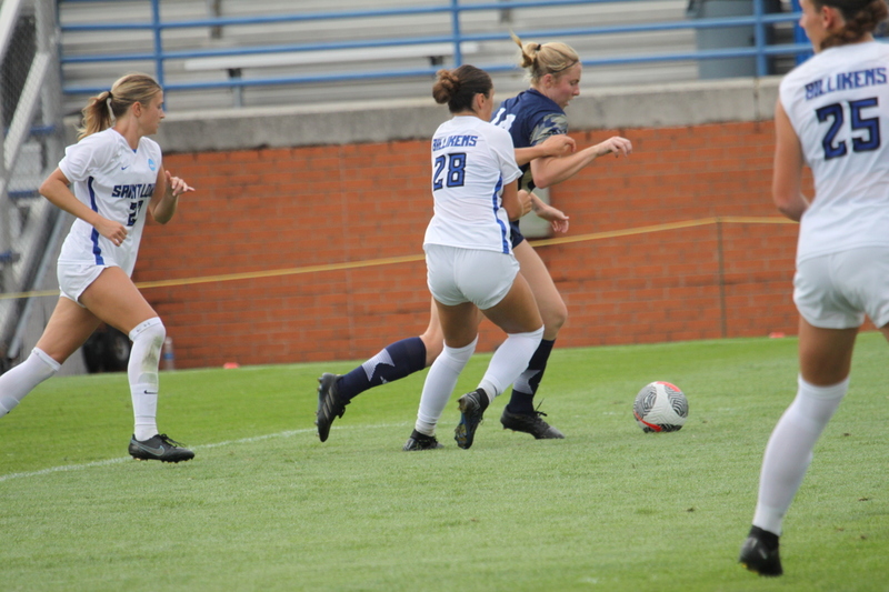 Saint Louis University (SLU) vs George Washington University Womens Soccer 2023 XXXVIII.jpg :: Saint Louis University (SLU) vs George Washington University womens NCAA soccer at Robert R. Hermann Stadium on the St. Louis, Missouri, USA campus. SLU Billikens won 4-0. A10 Conference, Atlantic 10 Conference Division I Womens Soccer. 