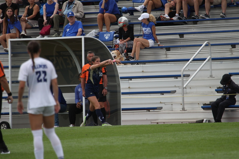 Saint Louis University (SLU) vs George Washington University Womens Soccer 2023 XXXXIII.jpg :: Saint Louis University (SLU) vs George Washington University womens NCAA soccer at Robert R. Hermann Stadium on the St. Louis, Missouri, USA campus. SLU Billikens won 4-0. A10 Conference, Atlantic 10 Conference Division I Womens Soccer. 