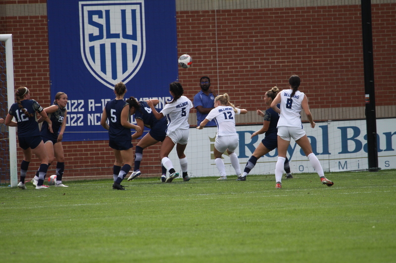 Saint Louis University (SLU) vs George Washington University Womens Soccer 2024 CI.jpg :: Saint Louis University (SLU) Billiken's Women's NCAA Soccer, Division I (A10) Atlantic 10 Conference. SLU is primarily an Academic University but recently has proven to be an athletes conduit to business and a lifetime of athletic exploits to talk about. The match-up between SLU and George Washington University women's soccer took place at Robert R. Hermann Stadium on the St. Louis, Missouri, USA campus. 