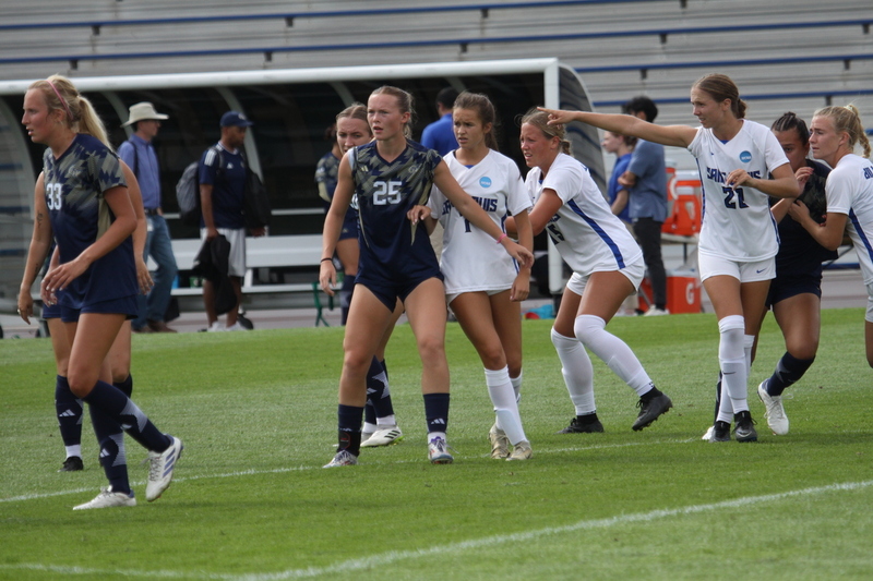 Saint Louis University (SLU) vs George Washington University Womens Soccer 2024 CIX.jpg :: Saint Louis University (SLU) Billiken's Women's NCAA Soccer, Division I (A10) Atlantic 10 Conference. SLU is primarily an Academic University but recently has proven to be an athletes conduit to business and a lifetime of athletic exploits to talk about. The match-up between SLU and George Washington University women's soccer took place at Robert R. Hermann Stadium on the St. Louis, Missouri, USA campus. 