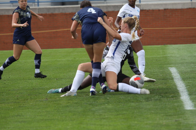Saint Louis University (SLU) vs George Washington University Womens Soccer 2024 CXII.jpg :: Saint Louis University (SLU) Billiken's Women's NCAA Soccer, Division I (A10) Atlantic 10 Conference. SLU is primarily an Academic University but recently has proven to be an athletes conduit to business and a lifetime of athletic exploits to talk about. The match-up between SLU and George Washington University women's soccer took place at Robert R. Hermann Stadium on the St. Louis, Missouri, USA campus. 