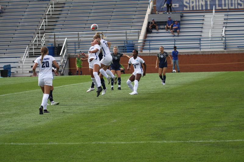 Saint Louis University (SLU) vs George Washington University Womens Soccer 2024 CXVIII.jpg :: Saint Louis University (SLU) Billiken's Women's NCAA Soccer, Division I (A10) Atlantic 10 Conference. SLU is primarily an Academic University but recently has proven to be an athletes conduit to business and a lifetime of athletic exploits to talk about. The match-up between SLU and George Washington University women's soccer took place at Robert R. Hermann Stadium on the St. Louis, Missouri, USA campus. 