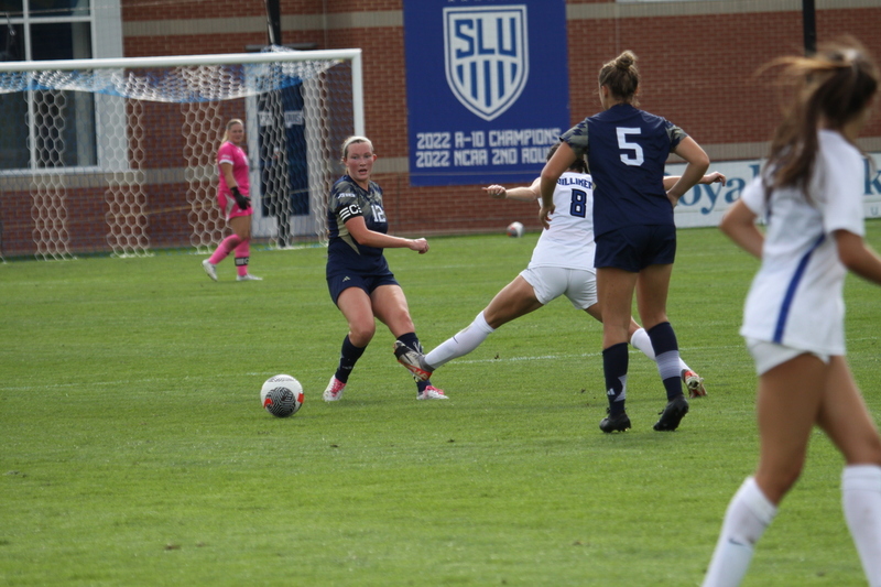 Saint Louis University (SLU) vs George Washington University Womens Soccer 2024 CXXII.jpg :: Saint Louis University (SLU) vs George Washington University at Robert R. Hermann Stadium on SLU's St. Louis campus. SLU women's soccer records the 4-0 win. In a Division I match up SLU is in the A10 Conference. St. Louis, Missouri, USA. 09-22-2024, NCAA, UAA