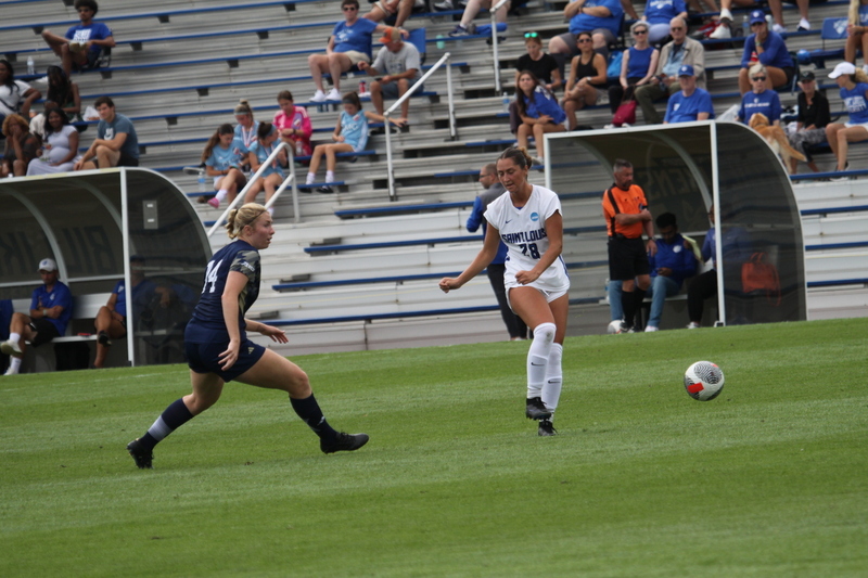 Saint Louis University (SLU) vs George Washington University Womens Soccer 2024 LVI.jpg :: Saint Louis University (SLU) vs George Washington University womens NCAA soccer at Robert R. Hermann Stadium on the St. Louis, Missouri, USA campus. SLU Billikens won 4-0. A10 Conference, Atlantic 10 Conference Division I Womens Soccer. 