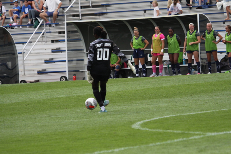 Saint Louis University (SLU) vs George Washington University Womens Soccer 2024 LVII.jpg :: Saint Louis University (SLU) vs George Washington University womens NCAA soccer at Robert R. Hermann Stadium on the St. Louis, Missouri, USA campus. SLU Billikens won 4-0. A10 Conference, Atlantic 10 Conference Division I Womens Soccer. 