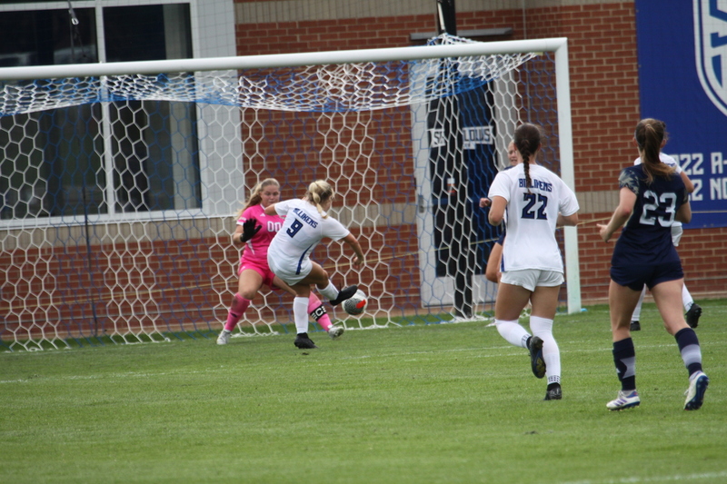 Saint Louis University (SLU) vs George Washington University Womens Soccer 2024 LXI.jpg :: Saint Louis University (Billikens) vs George Washington University Womens Soccer 2024 at Robert R. Hermann Stadium. The SLU is a Division I A10 Conference team. The match up was played on SLU's St. Louis, Missouri Campus. NCAA, UAA