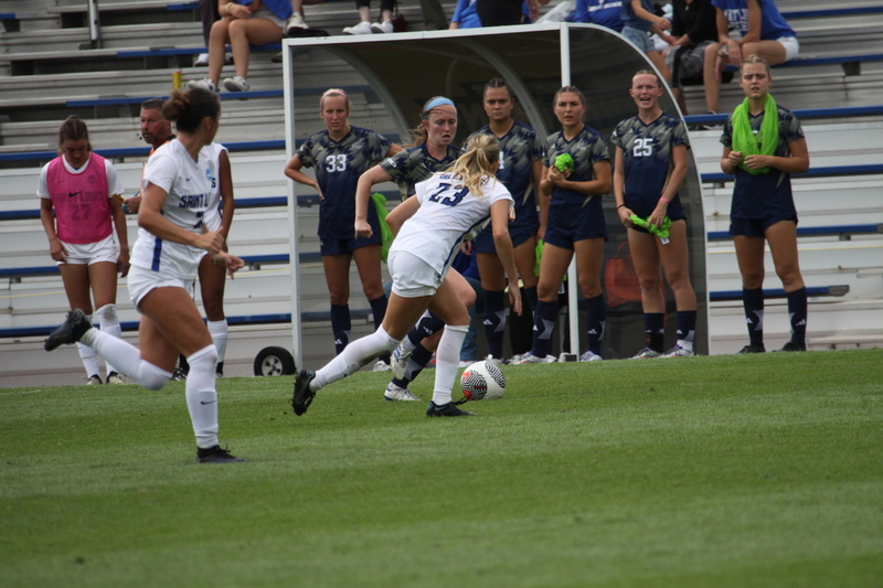 Saint Louis University (SLU) vs George Washington University Womens Soccer 2024 LXXI.jpg :: Saint Louis University (Billikens) vs George Washington University Womens Soccer 2024 at Robert R. Hermann Stadium. The SLU is a Division I A10 Conference team. The match up was played on SLU's St. Louis, Missouri Campus. NCAA, UAA