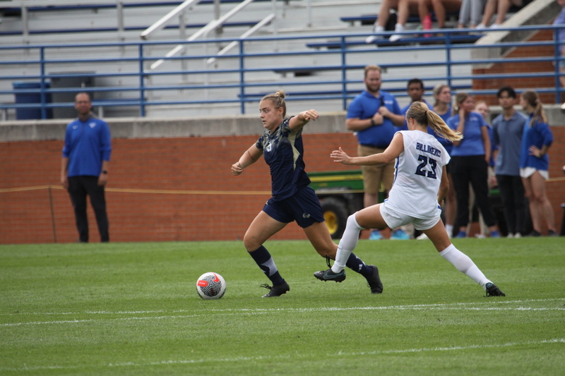 Saint Louis University (SLU) vs George Washington University Womens Soccer 2024 LXXXII.jpg :: Saint Louis University (Billikens) vs George Washington University Womens Soccer 2024 at Robert R. Hermann Stadium. The SLU is a Division I A10 Conference team. The match up was played on SLU's St. Louis, Missouri Campus. NCAA, UAA