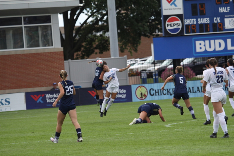 Saint Louis University (SLU) vs George Washington University Womens Soccer 2024 LXXXV.jpg :: Saint Louis University (SLU) Billiken's Women's NCAA Soccer, Division I (A10) Atlantic 10 Conference. SLU is primarily an Academic University but recently has proven to be an athletes conduit to business and a lifetime of athletic exploits to talk about. The match-up between SLU and George Washington University women's soccer took place at Robert R. Hermann Stadium on the St. Louis, Missouri, USA campus. 