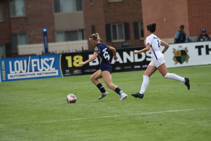 Saint Louis University (SLU) vs George Washington University Womens Soccer 2024 LXXXXI.jpg :: Saint Louis University (SLU) Billiken's Women's NCAA Soccer, Division I (A10) Atlantic 10 Conference. SLU is primarily an Academic University but recently has proven to be an athletes conduit to business and a lifetime of athletic exploits to talk about. The match-up between SLU and George Washington University women's soccer took place at Robert R. Hermann Stadium on the St. Louis, Missouri, USA campus. 