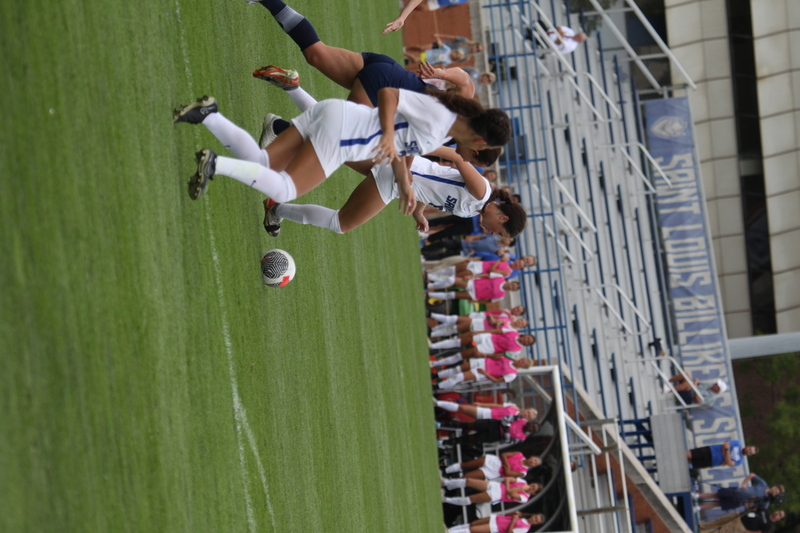 Saint Louis University (SLU) vs George Washington University Womens Soccer 2024 VI.jpg :: Saint Louis University (SLU) vs George Washington University Division I Women's Soccer at Hermann Stadium in St. Louis, Missouri, USA. An A10 match up that was action packed in a SLU (Billikens) win 4-0. UAA, NCAA  
