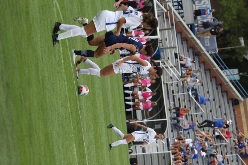 Saint Louis University (SLU) vs George Washington University Womens Soccer 2024 VII.jpg :: Saint Louis University (SLU) vs George Washington University Division I Women's Soccer at Hermann Stadium in St. Louis, Missouri, USA. An A10 match up that was action packed in a SLU (Billikens) win 4-0. UAA, NCAA  