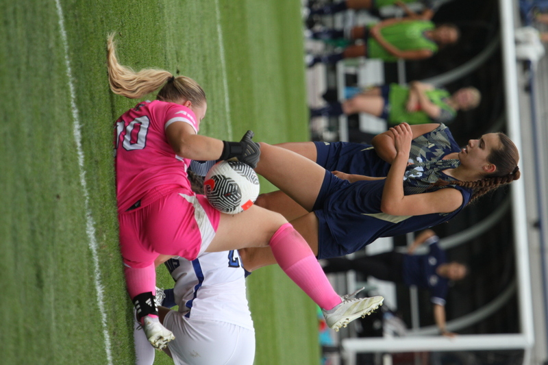 Saint Louis University (SLU) vs George Washington University Womens Soccer 2024 XII.jpg :: Saint Louis University (SLU) vs George Washington University Division I Women's Soccer at Hermann Stadium in St. Louis, Missouri, USA. An A10 match up that was action packed in a SLU (Billikens) win 4-0. UAA, NCAA  