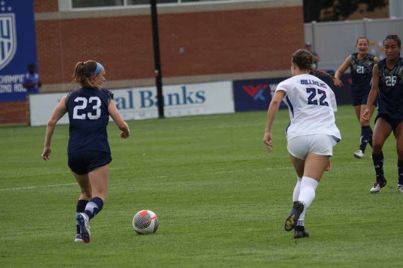 Saint Louis University (SLU) vs George Washington University Womens Soccer 2024 XIX.jpg :: Saint Louis University (SLU) vs George Washington University Division I Women's Soccer at Hermann Stadium in St. Louis, Missouri, USA. An A10 match up that was action packed in a SLU (Billikens) win 4-0. UAA, NCAA  