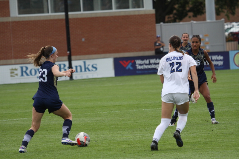 Saint Louis University (SLU) vs George Washington University Womens Soccer 2024 XX.jpg :: Saint Louis University (SLU) vs George Washington University Division I Women's Soccer at Hermann Stadium in St. Louis, Missouri, USA. An A10 match up that was action packed in a SLU (Billikens) win 4-0. UAA, NCAA  