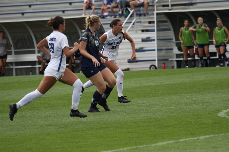 Saint Louis University (SLU) vs George Washington University Womens Soccer 2024 XXXII.jpg :: Saint Louis University (SLU) vs George Washington University womens NCAA soccer at Robert R. Hermann Stadium on the St. Louis, Missouri, USA campus. SLU Billikens won 4-0. A10 Conference, Atlantic 10 Conference Division I Womens Soccer. 