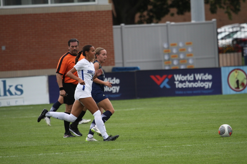 Saint Louis University (SLU) vs George Washington University Womens Soccer 2024 XXXVII.jpg :: Saint Louis University (SLU) vs George Washington University womens NCAA soccer at Robert R. Hermann Stadium on the St. Louis, Missouri, USA campus. SLU Billikens won 4-0. A10 Conference, Atlantic 10 Conference Division I Womens Soccer. 