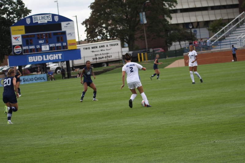Saint Louis University (SLU) vs George Washington University Womens Soccer 2024 XXXXVII.jpg :: Saint Louis University (SLU) vs George Washington University womens NCAA soccer at Robert R. Hermann Stadium on the St. Louis, Missouri, USA campus. SLU Billikens won 4-0. A10 Conference, Atlantic 10 Conference Division I Womens Soccer. 