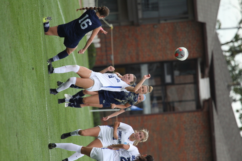 Saint Louis University (SLU) vs George Washington Womens Soccer 2024 VI.jpg :: Saint Louis University (SLU) vs George Washington University Division I Women's Soccer at Hermann Stadium in St. Louis, Missouri, USA. An A10 match up that was action packed in a SLU (Billikens) win 4-0. UAA, NCAA  