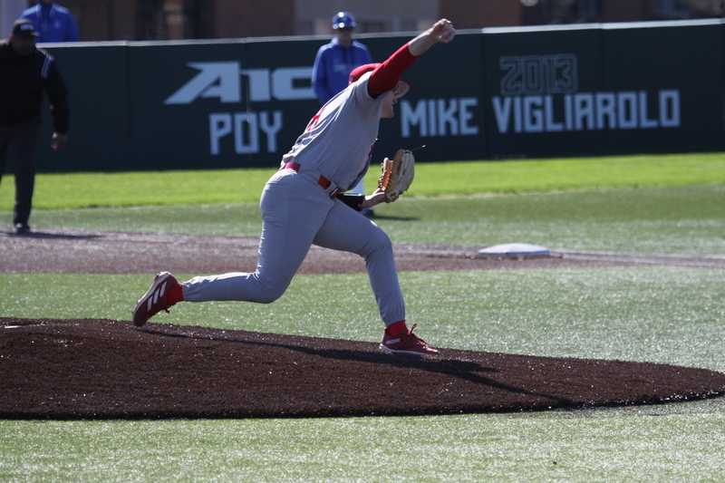 Saint Louis University (SLU) vs Loyola Marymount University Baseball 2024 XIV.jpg :: Saint Louis University (SLU) vs Loyola Marymount University (LMU) Baseball at Billiken Sports Complex in St. Louis, Missouri, USA. Both SLU and LMU are Division I teams. SLU is a A10 team and LMU is a West Coast Conference team. The two teams played three games over two days. NCAA Baseball