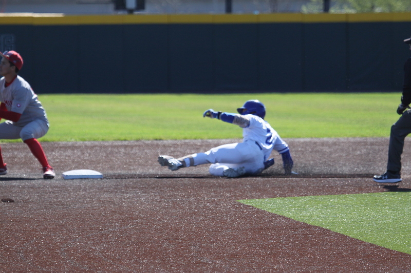 Saint Louis University (SLU) vs Loyola Marymount University Baseball 2024 XVII.jpg :: Saint Louis University (SLU) vs Loyola Marymount University (LMU) Baseball at Billiken Sports Complex in St. Louis, Missouri, USA. Both SLU and LMU are Division I teams. SLU is a A10 team and LMU is a West Coast Conference team. The two teams played three games over two days. NCAA Baseball