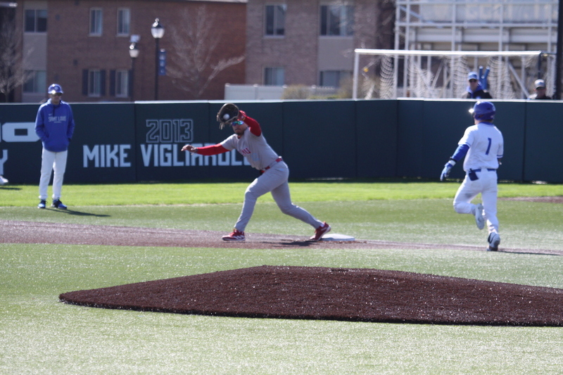 Saint Louis University (SLU) vs Loyola Marymount University Baseball 2025 XI.jpg :: Saint Louis University (SLU) Baseball vs Loyola Marymount University (LMU) at Billiken Sports Complex in St. Louis, Missouri, USA. This was a three game weekend series March 9th and 10th 2024 March 9th SLU won 9-5, March 9th SLU won 8-6, and March 10th SLU 11-9