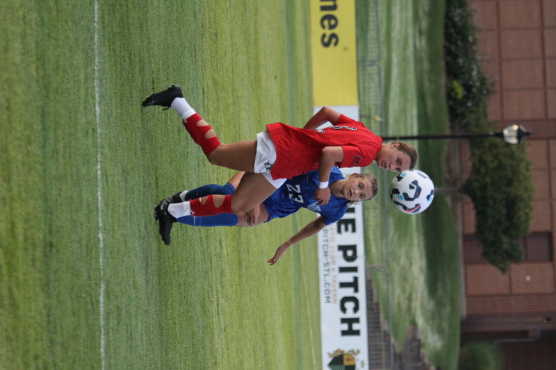 Saint Louis University (SLU) vs SEMO Womens Soccer 2025 A -I.jpg :: Saint Louis University (SLU) Billikens vs Southeast Missouri State University (SEMO) Redhawks Women's Soccer at Robert R. Hermann Stadium on the St. Louis, Missouri, USA campus. The Pitch - A football or Soccer field is the playing surface for the game of association football. It's dimensions and markings are defined by Law 1 of the Laws of the Game, The Field of Play. SLU is a Division I A10 Champion and a NCAA Championships competitor and SEMO is a 9th ranked Division II team matched up in this exhibition game. SLU won 5-0. 