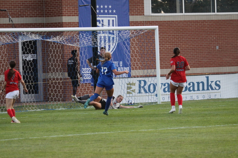 Saint Louis University (SLU) vs SEMO Womens Soccer 2025 A -LII.jpg :: Saint Louis University (SLU) Billikens vs Southeast Missouri State University (SEMO) at Robert R. Hermann Stadium (Bill McDermott Press Box) on the St. Louis, Missouri, USA campus. The Pitch - A football or Soccer field is the playing surface for the game of association football. It's dimensions and markings are defined by Law 1 of the Laws of the Game, The Field of Play. SEMO is a Ohio Valley Conference 9th ranked Division II team. SLU is a Division I A10 team.